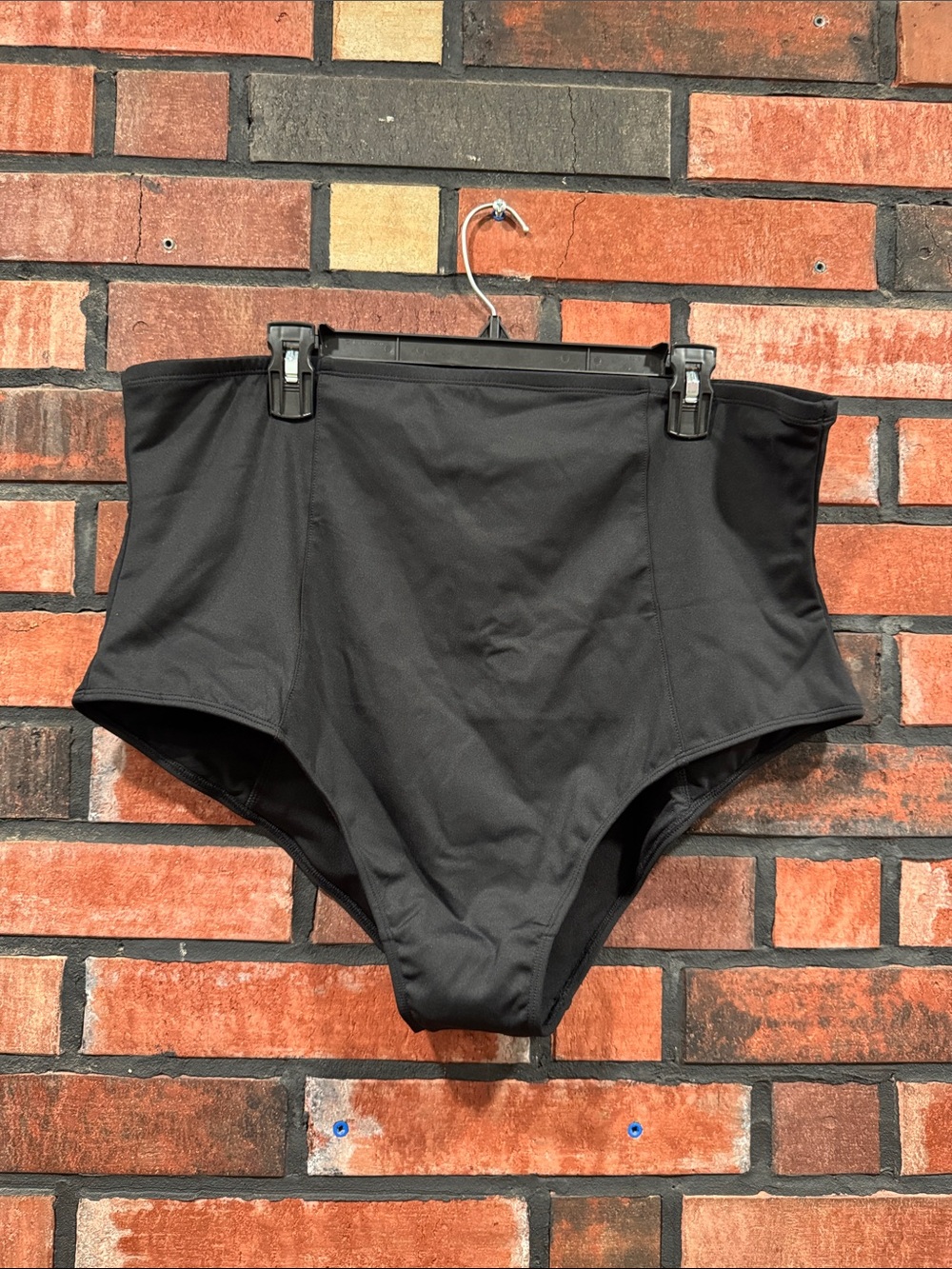 TA3 High-Waist Black Bikini Bottoms